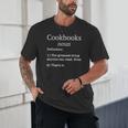 Cookbooks Cookbook Lovers Chefs Fake Definition Unisex T-Shirt Cookbooks Cookbook Lovers Chefs Fake Definition Unisex T-Shirt
