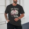 Coquette 100 Days Of Bows Books Reading 100th Day Of School Unisex T-Shirt