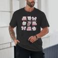 Coquette Bow Book Coffee Valentines Bookish Library Teacher Unisex T-Shirt