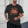 Cozy Readers Book Society Teacher Reading Floral Pumpkin Tee Unisex T-Shirt
