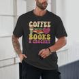 Crochet Coffee Reading Books Crocheter Crocheting Unisex T-Shirt