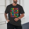 Cute ABCs Shirt Alphabet Colorful Letters Reading Books Kids Unisex T-Shirt