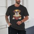 Cute Dog Boxer Reading Book Unisex T-Shirt Cute Dog Boxer Reading Book Unisex T-Shirt