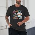 Cute Ghost Book Halloween Spooky Boo School Art Teacher Unisex T-Shirt
