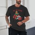 Cute Gingerbread Man Reading Book Nerd Christmas Bookish Unisex T-Shirt