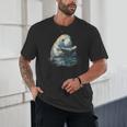 Cute Manatee Reading Book Bookworm Readers Manatee Lover Unisex T-Shirt Cute Manatee Reading Book Bookworm Readers Manatee Lover Unisex T-Shirt