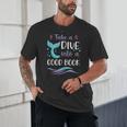 Cute Mermaid Librarian Teacher Dive Into A Good Book Reading Unisex T-Shirt