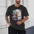 Cute Polar Bear Is Reading a Book Reading Polar Bear Unisex T-Shirt Cute Polar Bear Is Reading a Book Reading Polar Bear Unisex T-Shirt
