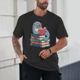 Cute Reading Seal On Books Book Lover Unisex T-Shirt Cute Reading Seal On Books Book Lover Unisex T-Shirt