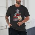 Dalmatian Reading Books Matching Bookworm Readers Librarian Unisex T-Shirt