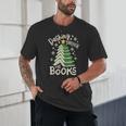 Dashing Through The Books Christmas Book Lovers Men Women Unisex T-Shirt Dashing Through The Books Christmas Book Lovers Men Women Unisex T-Shirt