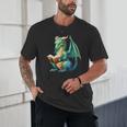 Dragon With Book Unisex T-Shirt