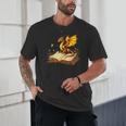 Dragon Fantasy Book Lover Bookish Reader Bookworm Wildflower Unisex T-Shirt Dragon Fantasy Book Lover Bookish Reader Bookworm Wildflower Unisex T-Shirt