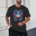 Dragon Reading Book Lover Unisex T-Shirt