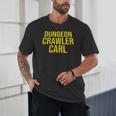 Dungeon Crawler Carl Yellow Text Logo LitRPG Series Book Unisex T-Shirt Dungeon Crawler Carl Yellow Text Logo LitRPG Series Book Unisex T-Shirt