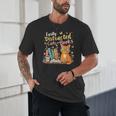 Easily Distracted By Cats And Books Book & Cat Lover Unisex T-Shirt