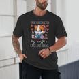 Easily Distracted By Coffee Cats And Books Unisex T-Shirt