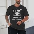 EMC2 Energy Milk x Coffee Science Book Math Lover Unisex T-Shirt EMC2 Energy Milk x Coffee Science Book Math Lover Unisex T-Shirt