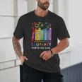 Equality Hurts No One Book Flower Rainbow Pride Month LGBTQ Unisex T-Shirt