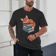 Fox Reading Book Pajama Sleep Unisex T-Shirt Fox Reading Book Pajama Sleep Unisex T-Shirt