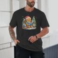 Gingerbread Reading Book Lovers Christmas Bookworm Librarian Unisex T-Shirt Gingerbread Reading Book Lovers Christmas Bookworm Librarian Unisex T-Shirt