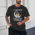 Good Book Is Out Of This World Astronaut Moon Space Reading Unisex T-Shirt Good Book Is Out Of This World Astronaut Moon Space Reading Unisex T-Shirt