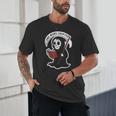 Grim Reaper Bookworm Cute Book Reading Halloween Unisex T-Shirt Grim Reaper Bookworm Cute Book Reading Halloween Unisex T-Shirt