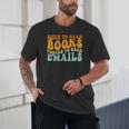 Groovy Born To Read Books Forced To Read Emails Reading Unisex T-Shirt Groovy Born To Read Books Forced To Read Emails Reading Unisex T-Shirt