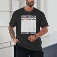 Guestbook 7th Birthday 7 Year Old Born 2018 Bday Unisex T-Shirt