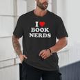 I Heart Book Nerds Book Readers Cute Unisex T-Shirt