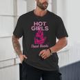 Hot Girls Read Books Cute Book Reader Women Unisex T-Shirt