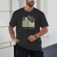 I'm Booked Tonight Cozy Floral Book Lover Graphic Unisex T-Shirt