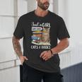 Just a Girl Who Loves Cats And Books Unisex T-Shirt Just a Girl Who Loves Cats And Books Unisex T-Shirt