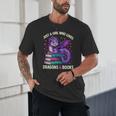 Just a Girl Who Loves Dragons And Books Reading Unisex T-Shirt Just a Girl Who Loves Dragons And Books Reading Unisex T-Shirt