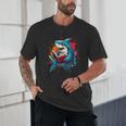 Kawaii Shark Reads Book Reading Library Book Bookworm Unisex T-Shirt Kawaii Shark Reads Book Reading Library Book Bookworm Unisex T-Shirt