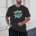 Kids Boys Benjamin Name Personalized Superhero Comic Book Unisex T-Shirt