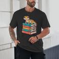 Leopard Gecko Book Lover Reading Unisex T-Shirt