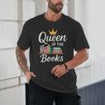 Librarian Queen Of The Books Book Reading Library Unisex T-Shirt Librarian Queen Of The Books Book Reading Library Unisex T-Shirt