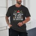 Most Likely To Read A Book On Christmas Matching Family Unisex T-Shirt Most Likely To Read A Book On Christmas Matching Family Unisex T-Shirt