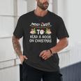 Most Likely To Read A Book On Christmas Snowman Family Unisex T-Shirt Most Likely To Read A Book On Christmas Snowman Family Unisex T-Shirt