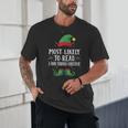 Most Likely To Read A Book Matching Christmas Elf Unisex T-Shirt Most Likely To Read A Book Matching Christmas Elf Unisex T-Shirt