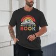 Take A Look It's In A Book Reading Book Vintage Rainbow Unisex T-Shirt