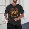 Man Reading Book Black History Month Book Lover Afro Unisex T-Shirt