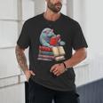 Manatee Reading Books Matching Bookworm Readers Librarian Unisex T-Shirt Manatee Reading Books Matching Bookworm Readers Librarian Unisex T-Shirt