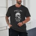 Morally Grey Is My Favorite Color Bookish Skull Unisex T-Shirt