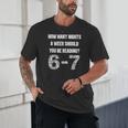 How Many Nights A Week Reading 6-7 67 Teacher Student Books Unisex T-Shirt