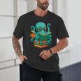 Octopus Reading Book Reading Bookworm Reader Unisex T-Shirt
