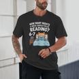Orange Cat Reading Book 67 Six Seven Meme Unisex T-Shirt