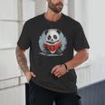 Panda With Book For Reading Enthusiasts Unisex T-Shirt