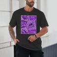 Purple Comic Book Purple Color Graphic Unisex T-Shirt Purple Comic Book Purple Color Graphic Unisex T-Shirt